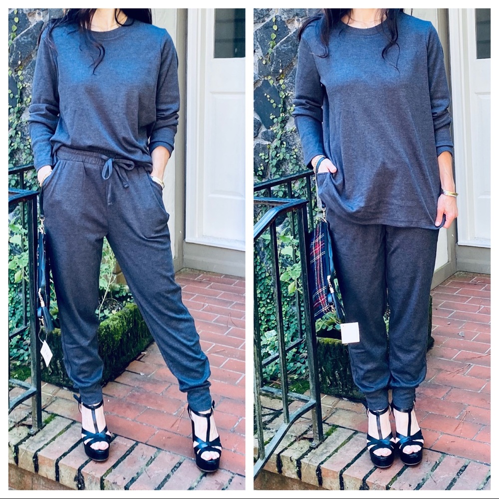 ✨LAST ONE✨Comfy Cozy 2 piece jogger set 
Soft - Picture 4 of 7